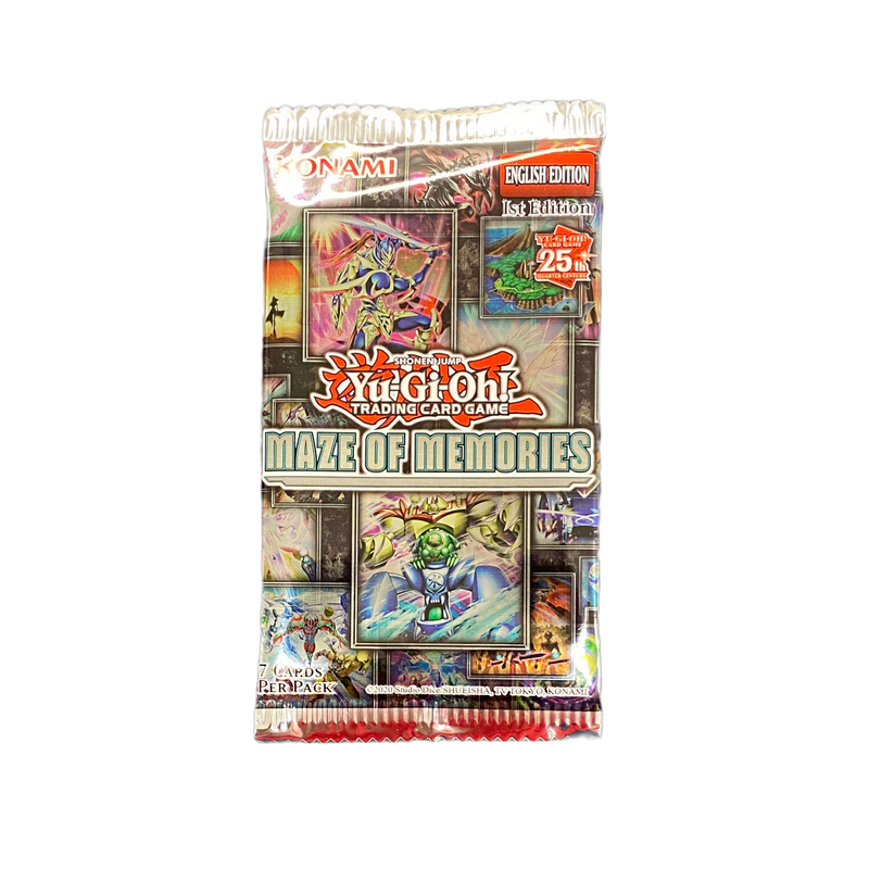 Buy new Maze of Memories Booster 1st Edition Yugioh pack, featuring rare collectible cards for enthusiasts