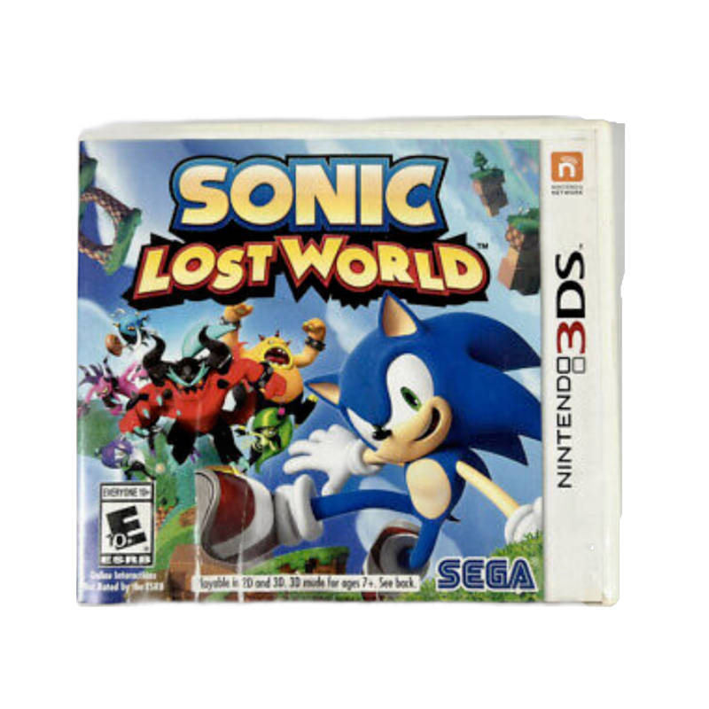Sonic Lost World 3DS game, action-packed adventure platformer, vibrant graphics, for Nintendo 3DS enthusiasts