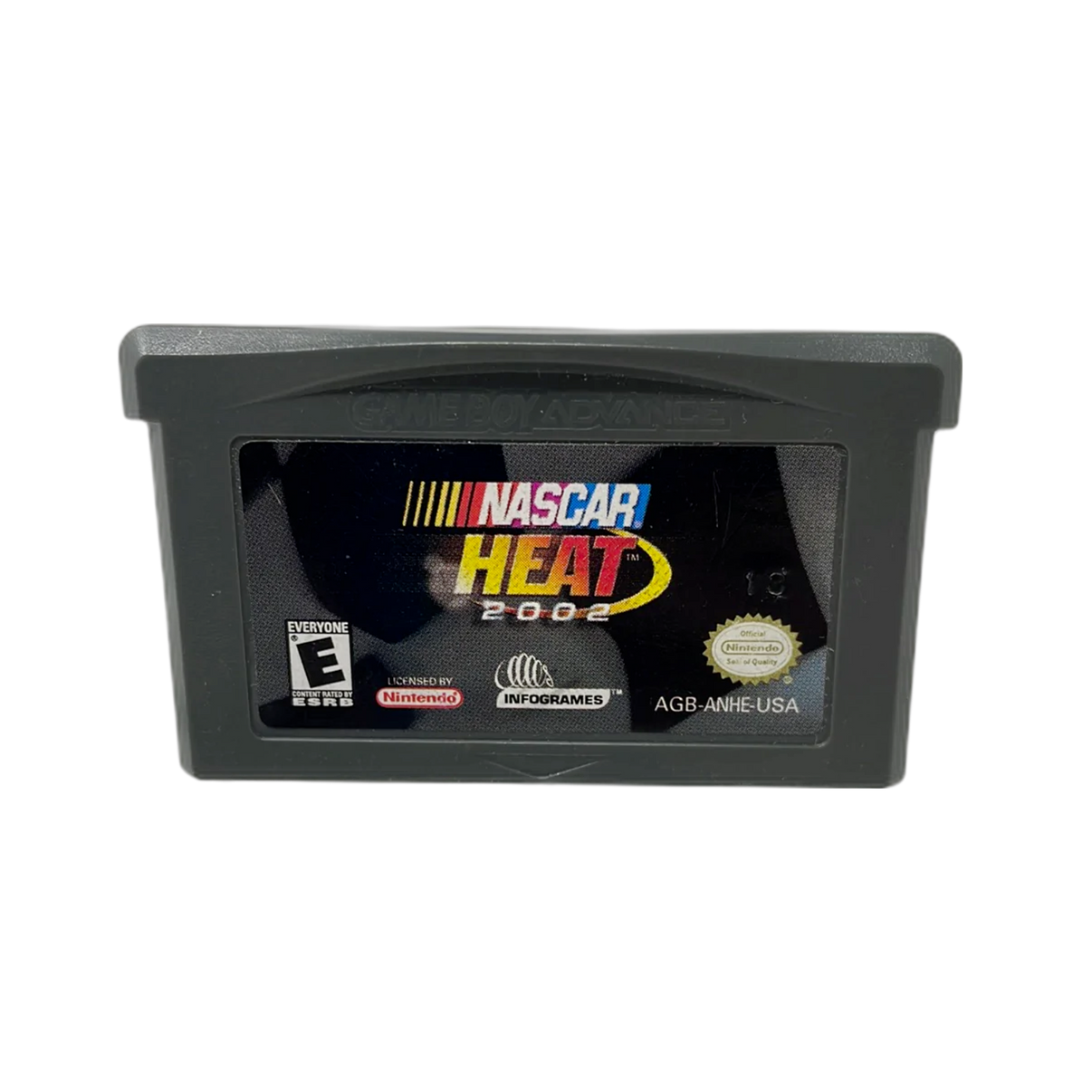Nascar Heat 2002 GBA racing game cartridge, vintage collectible for Game Boy Advance enthusiasts