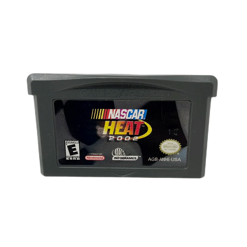 Nascar Heat 2002 GBA racing game cartridge, vintage collectible for Game Boy Advance enthusiasts