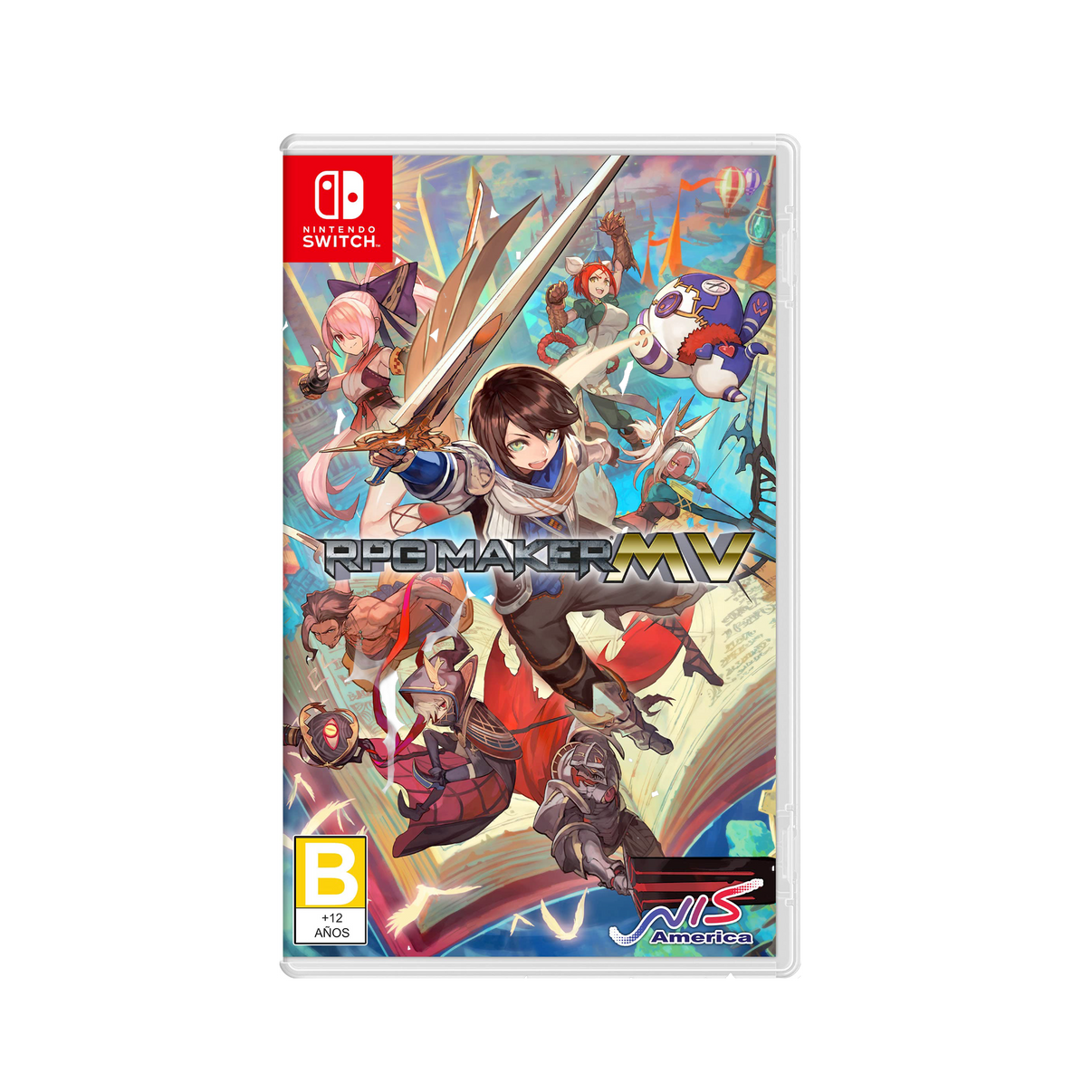 RPG Maker MV for Switch, create-your-own-game software, digital download version, fantasy and adventure genre