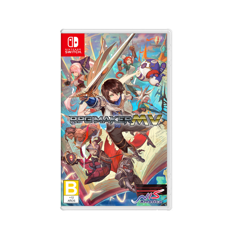 RPG Maker MV for Switch, create-your-own-game software, digital download version, fantasy and adventure genre