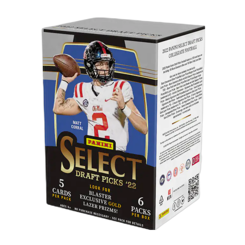 New Panini Select Draft Picks ‘22 Blaster box, sealed sports cards pack, collector's edition
