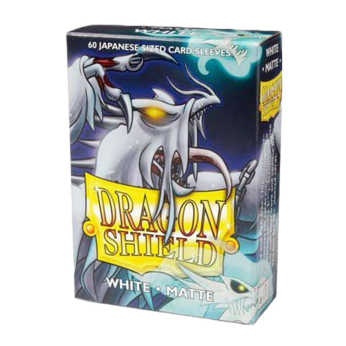 Dragon Shield Japanese Fit 60ct Matte card sleeves in vibrant red, durable protection for trading cards