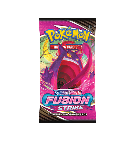 Buy now Fusion Strike Booster Pack | New, sealed collectible card game pack, vibrant artwork, for avid collectors and gamers